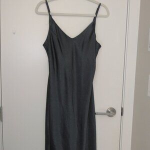 OAK + FORT - Midi Slip on Satin Dress